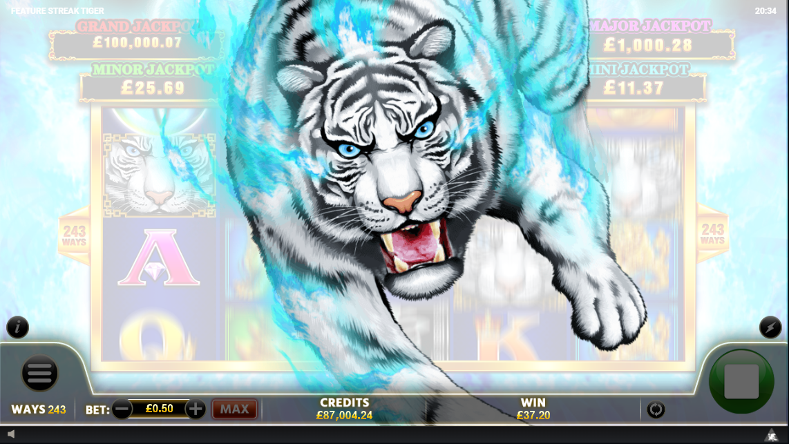 Feature Streak Tiger slot